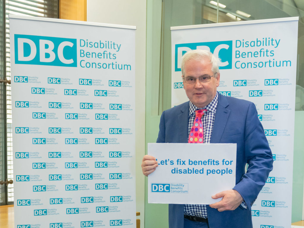 Mark supporting Disability Benefit Consortium